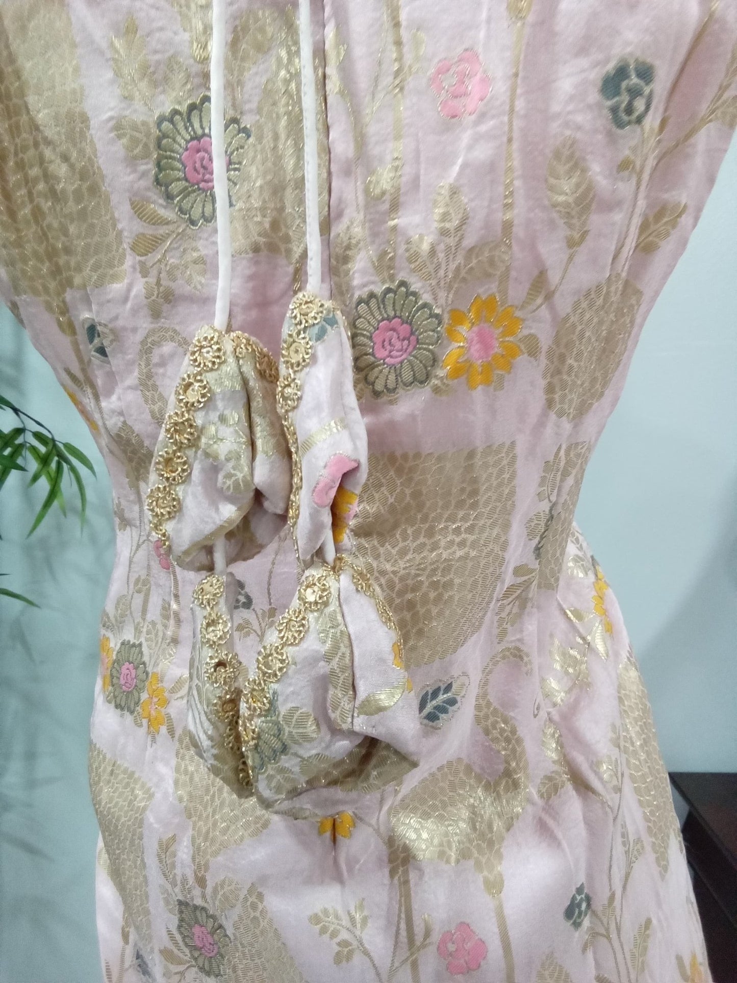 Pink & Yellow Designer Shalwar Set - Devi's Exclusive Fashion
